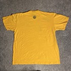 Nautica Competition Men   s M Yellow Graphic Logo Crew Neck Cotton Tee