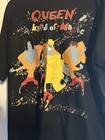 Queen A Kind Of Magic 1986 Official Tour T Shirt With Tour Dates 