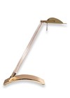 Mid Century Modern Vintage Grupo Mci Brass And Lucite Desk Lamp