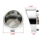 Smoke Turn Signal Lens Cover For Harley Davidson