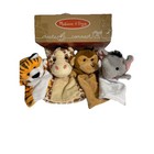 Melissa   Doug Zoo Friends Hand Puppets Puppets --new But Open Box