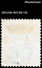 Ceylon 1872 Sg 132 Queen Victoria 96   Drab Mhr P14 Fine
