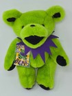 Vtg 1990 Grateful Dead Lime Green Plush Bear Purple Liquid Blue 12  New Jd111112