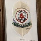 Balam Mexican Art Painted Feather Boston Red Sox Folk Art Framed Signed Rare