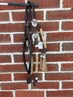 Kathy   s Sterling Overlay With Braided Rawhide Ferrals And Horse Hair Tassels