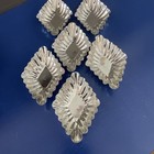 36 Vintage Metal Fluted Tart Tartlet Tins French Pastry Candy Made In Sweden