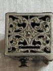 Kenton Small Antique Cast Iron   Tin Safe-shaped Union Bank W  Combination
