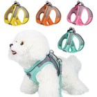 Dog Harness Adjustable Puppy Cat Harness Vest Pet Outdoor Walking Collar Leash