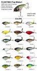 Whopper Popper 75mm 17g Topwater Rotating Wobbler Crankbait - Lot Of 18 Colors