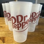 Dr Pepper Plastic Cup Set 6 New 20 Oz Tumblers 2019 Promo Soda Advertising