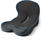 Truck Driver Seat Cushion Memory Foam Lumbar Back Support For Office Chair Car