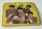 Vintage 1964 Yellow   Red Beatles Wallet Purse Ramat   Co  Vinyl Good Condition