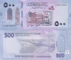 Sudan Set 2 Unc 500 2000 Pounds 2025   2026 P New Design Camel