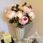 1 Bunch European Artificial Peony Silk Flower Wedding Decoration And Home Decor