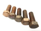 Hex Head Machine Bolt Bronze Silicon 5 8-11  Unc 1-3 4  Length Lot Of 5
