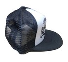 Vintage Atlantic City Hat Cap Boardwalk Snapback Retro Black White Beach 90s Usa