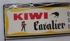 Vintage Old Kiwi Cavalier Shoe-polish Metal Sign