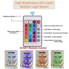 Cupcake Stand Acrylic 4 Tier Tower Display Cupcake Cake Stand With Remote Led   