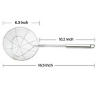 Eisinly Strainer Skimmer Spoon For Cooking Frying 6 3 Inches  Silver
