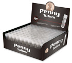 New  1  Bcw Round Penny   Cent Clear Plastic Coin Storage Tube With Screw On Cap