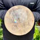 4 01lb Natural White Crystal Clear Quartz Crystal Sphere Ball Healing Meditation
