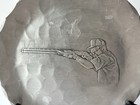 Wendell August Aluminum Hammered Skeet Shooting Hunter Dish Plaque Plate Vintage
