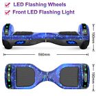 6 5   Hoverboard Light-up Wheel Self-balancing Bluetooth Speaker 7 5mph 8 5miles