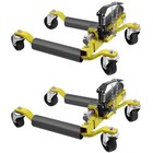 Hydraulic Car Dolly Jack Set Of 2  Heavy Duty Vehicle Positioning Rollers Wheel
