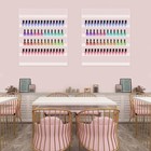     2 Pcs Nail Polish Wall Racks 6 Tiers Acrylic Clear Nail Polish Storage Racks