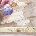 Vtg Hand Painted Lace Hand Fan 20th Century Signed  beltran 