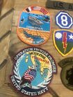 Lot Of 8 Vintage current Military Patches Mixed Lot