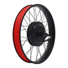 26  Fat Tire Electric Bicycle Motor E-bike Rear Wheel Lcd Conversion Kit 48v 1kw