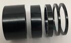 Deluxe Bike Bicycle 1 1 8  Alloy Headset Spacers Set Black 2mm 10mm   20mm