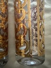 Vintage Georges Briard  persian Flora  22k Gold Highball Glasses - Set Of 8