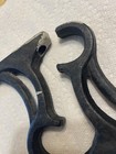 Vintage Cast Iron Curtain Rod Brackets One Pair  2pcs  Victorian Home Renovation