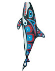 Orca Totem Windsock Fishsock 5242 In The Breeze 50  Decor Home Beach Yard Garden