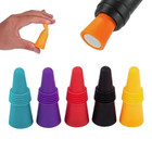 2pcs Silicone Wine Bottle Stoppers  Leak-proof Reusable Champagne Sealer - New