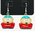 South Park Cartman Mini Figure Earrings Pierced Hook Style        licensed 