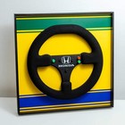 Ayrton Senna 1990 Mclaren Mp4 5b Steering Wheel 3d Wall Art  helmet Livery 