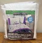 Jay Franco Minecraft Twin Size Sheet Set - Super Soft Kids 3 Piece
