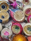 Mixed Lot Vintage Ornaments Shiny Brite w germany poland  Indents mica  Fantasia