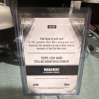 Topps Star Wars Stellar Signatures Diana Kent    general Engell    Auto  ssa-dke
