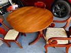 Antique Cherry Table And Chairs 