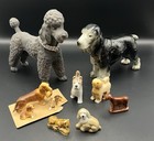 Lot Of 8 Vintage Miniature Dog- Animal Figurines    Bone China Japan England
