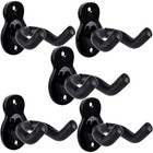 5 Pack Guitar Wall Mount Hangers For Acoustic  Electric   Bass Guitars - Space S