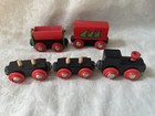 Brio Wood Train Engine   4 Cars Wood 2 1 2    Each