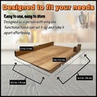 Adaptive Cutting Board One Handed     Wooden Cutting Board With 10 Spikes       