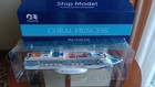 New Rare 12  Coral Princess Cruises Resin Ship Model World Cruise Ship Large