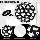 40 Pcs Halloween Ghost Paper Plates Black White Cute Ghost Disposable Plates 9 I