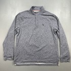 Birddogs Shirt Mens Large 1 4 Quarter Zip Performance Pullover Golf Navy Heather